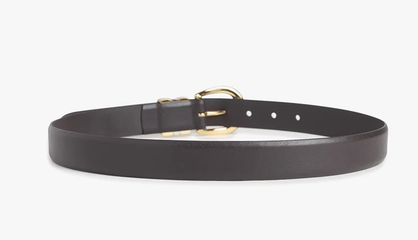 William Split Decision Belt-Dark Brown