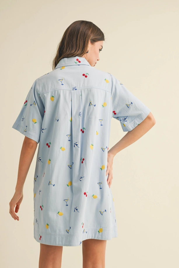 Seaside Collared Mini Dress