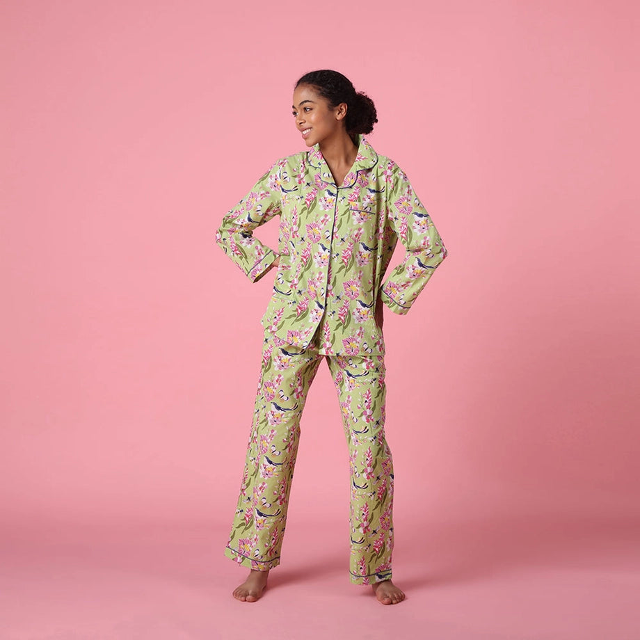 Birds in Paradise PJ Set
