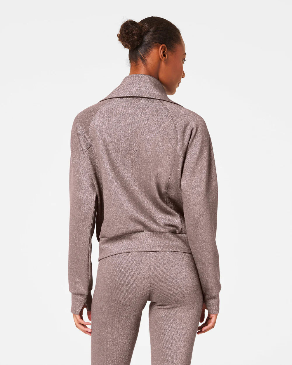 AirEssentials Shine Half Zip - Smoke Silver