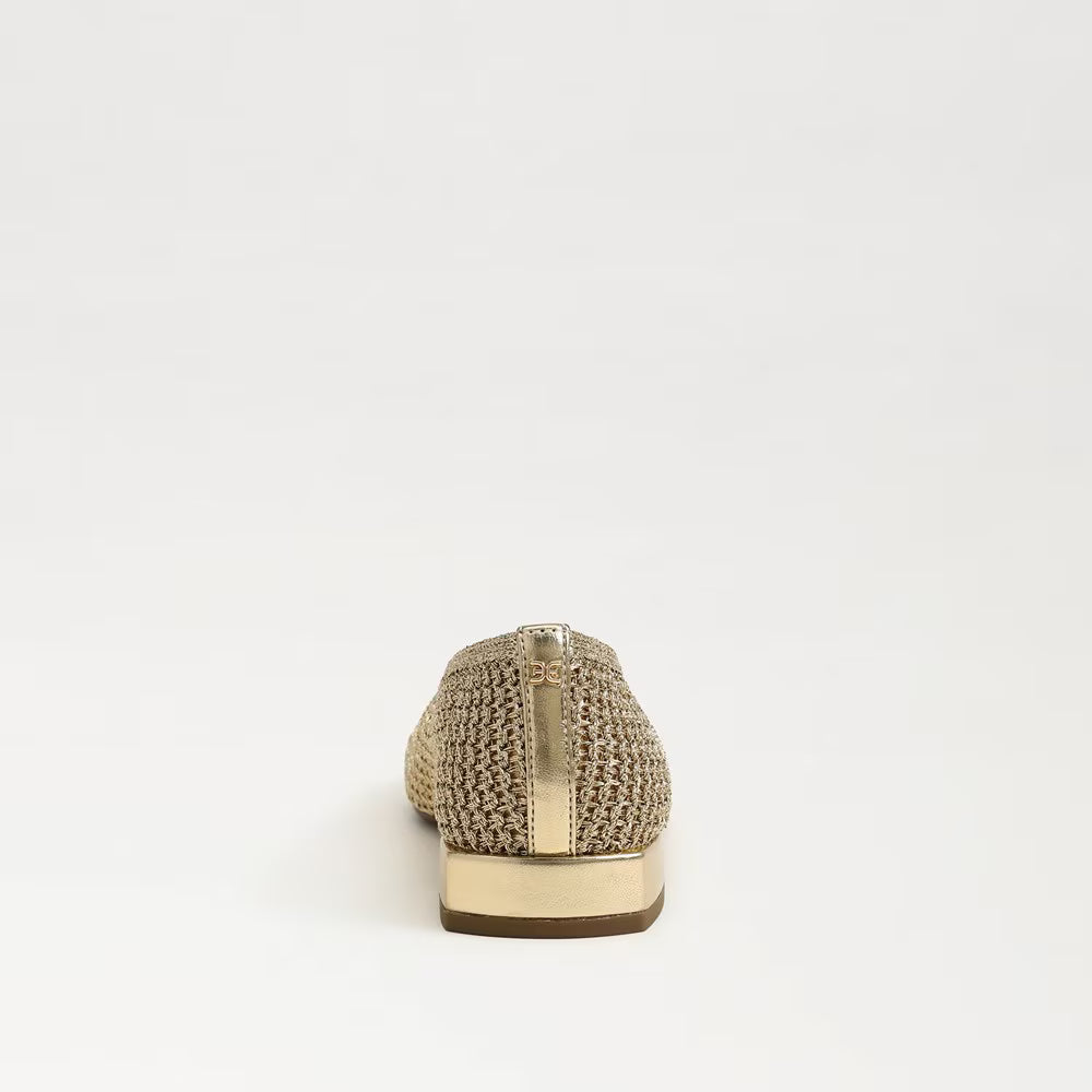 Kasey Knit Ballet Flat-Gold