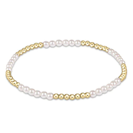 Classic Blissful 3mm Pearl Bracelet-EN
