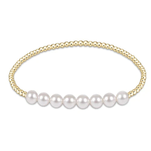 Beaded Bliss 5mm Pearl Bracelet-EN