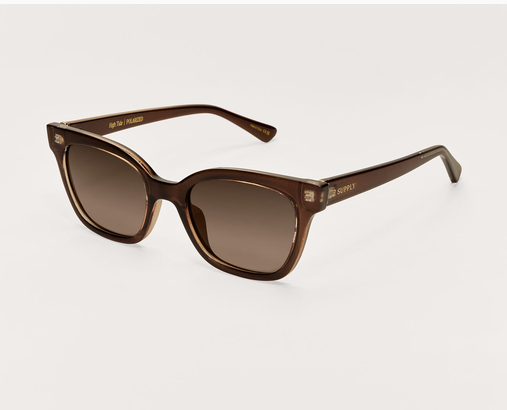 HIgh Tide Polarized Sunglasses-Pearl Chocolate
