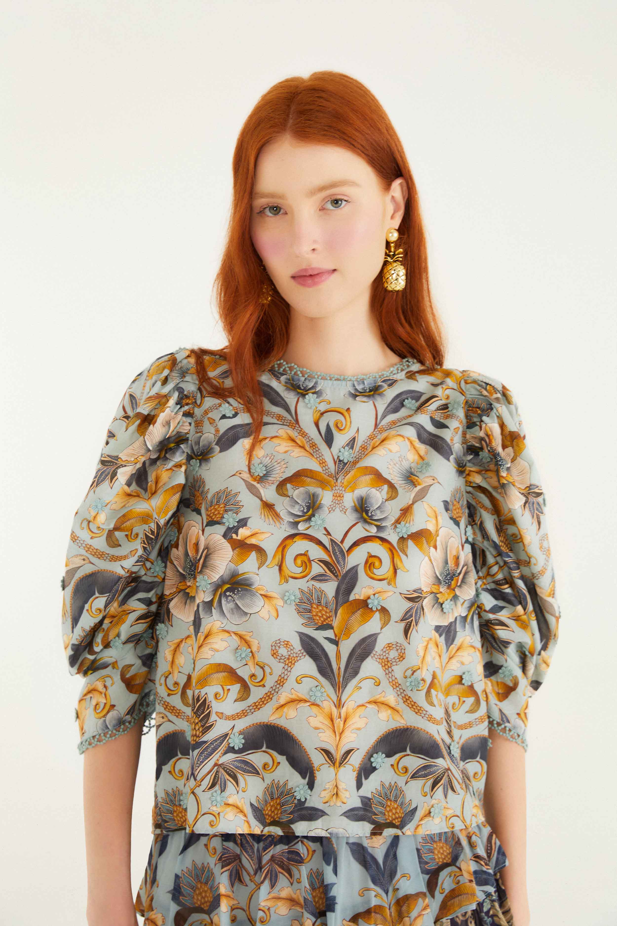 Snake Garden Blouse
