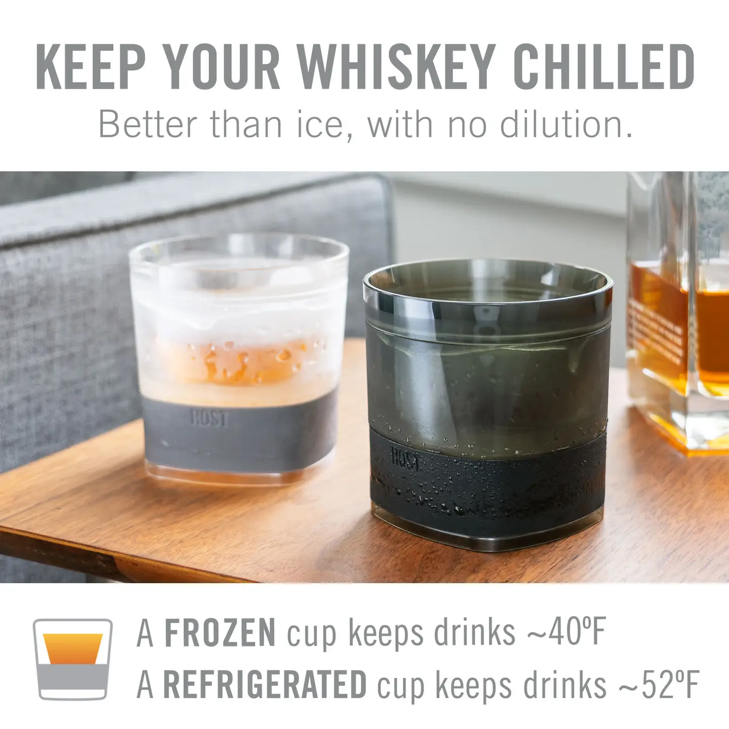 Whiskey Freeze Insulated Cups Set of 2