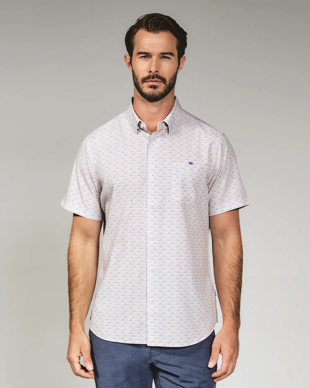 Marcelo Short Sleeve Shirt - Natural