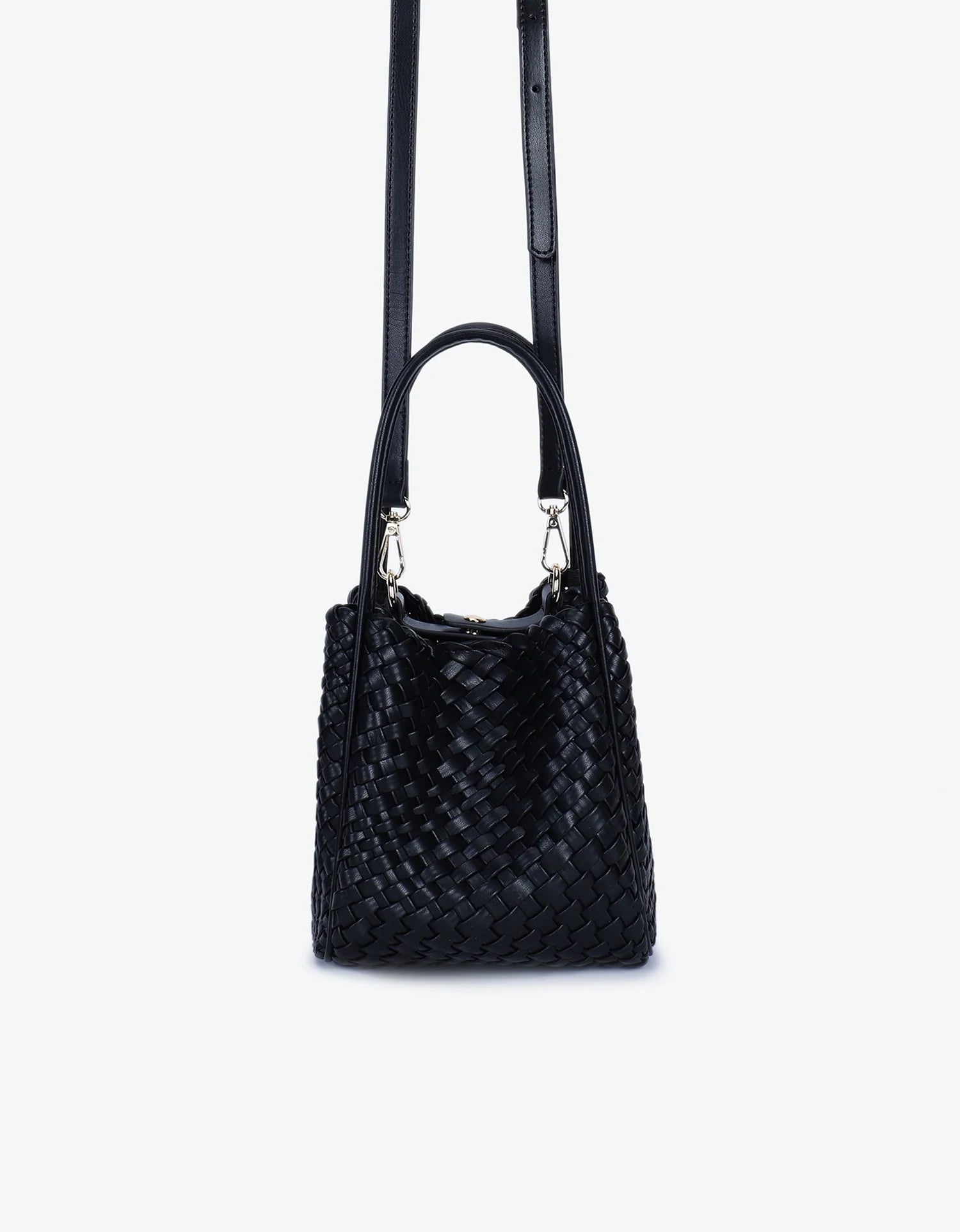 Hollace Mini Tote Woven - Black