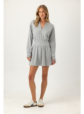 Frida Dress- Heather Grey