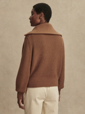 Maura Half Zip Knit Sweater