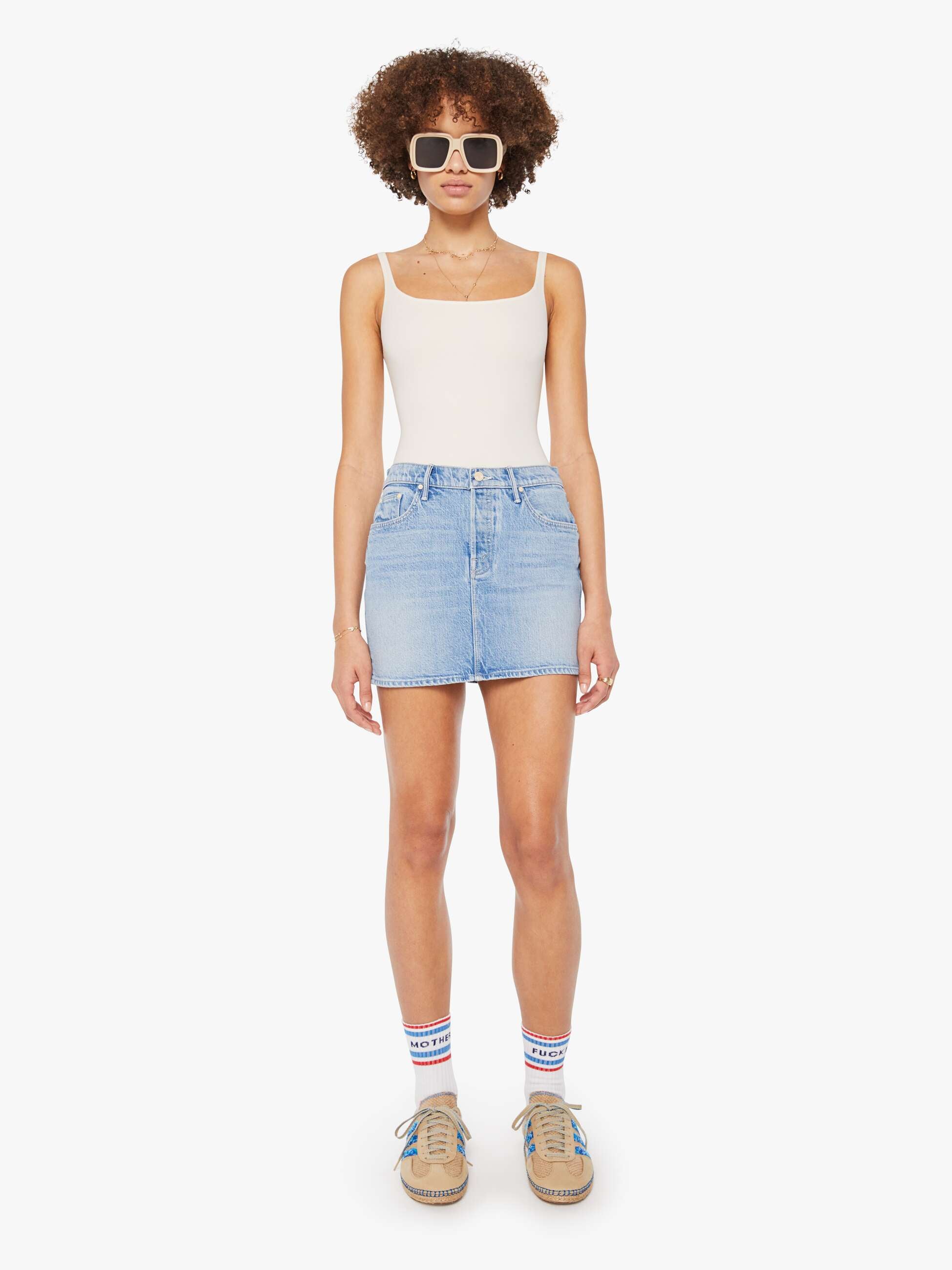 Mother-The Vagabond Mini Skirt