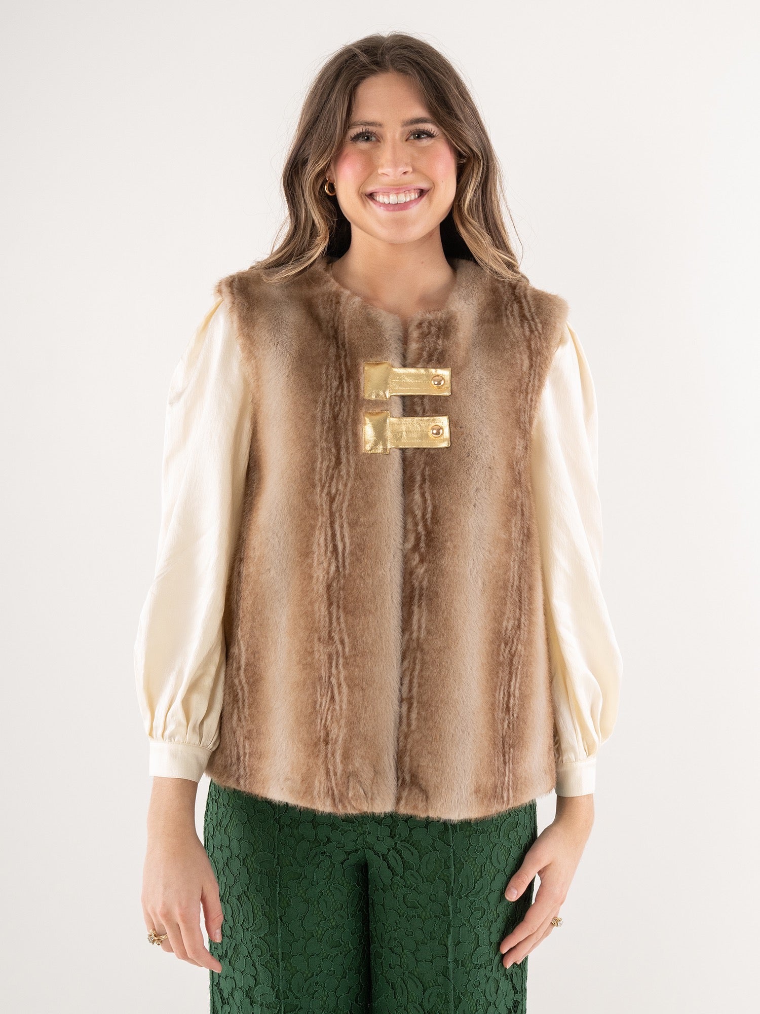 Roxy Vest - Faux Fur
