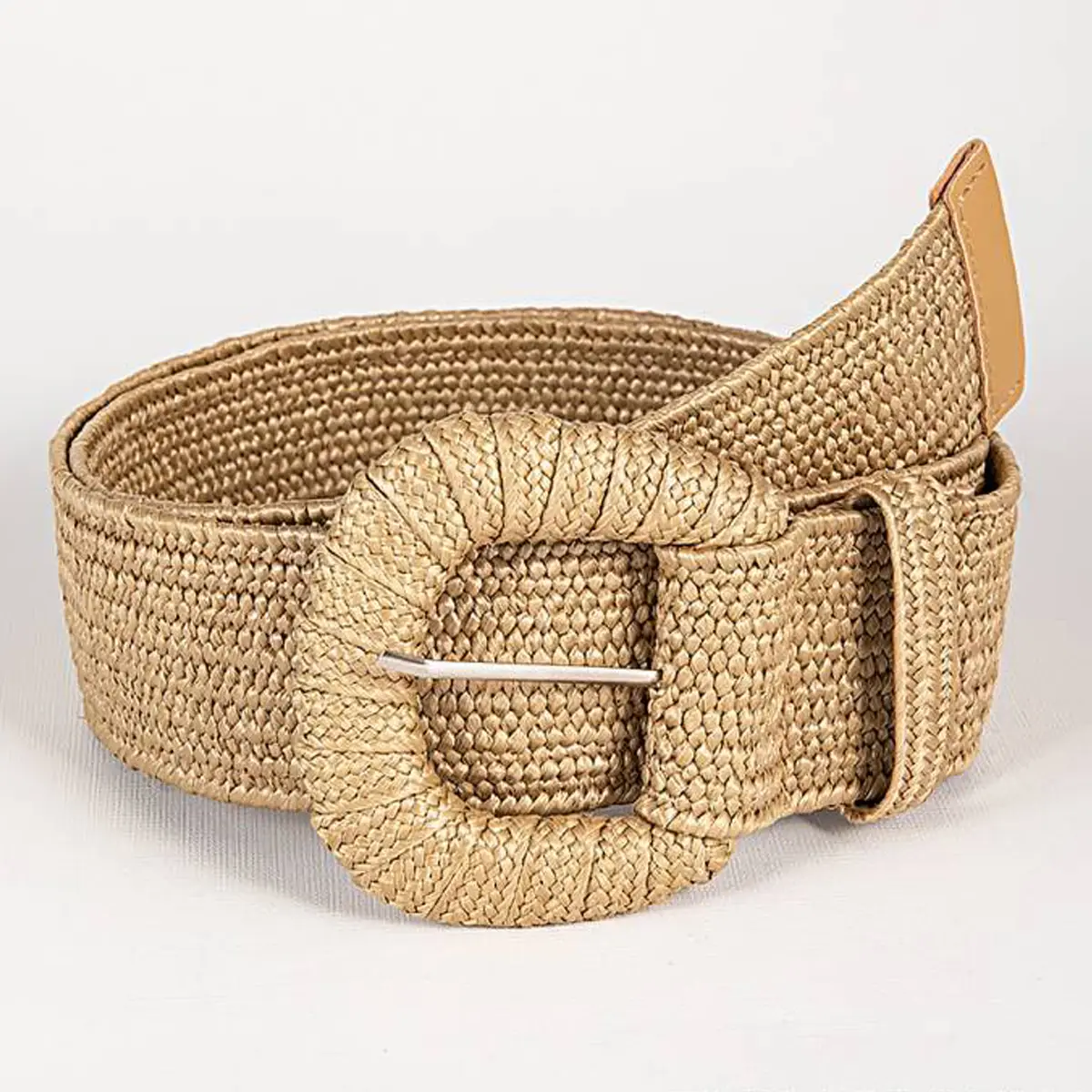 Braided Elastic Belt - Coffee