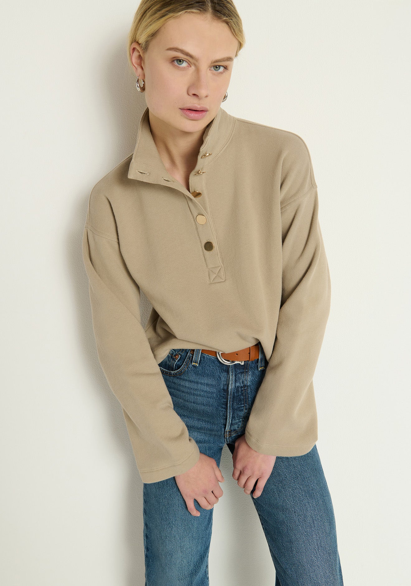 Franz Sweatshirt - Vintage Khaki