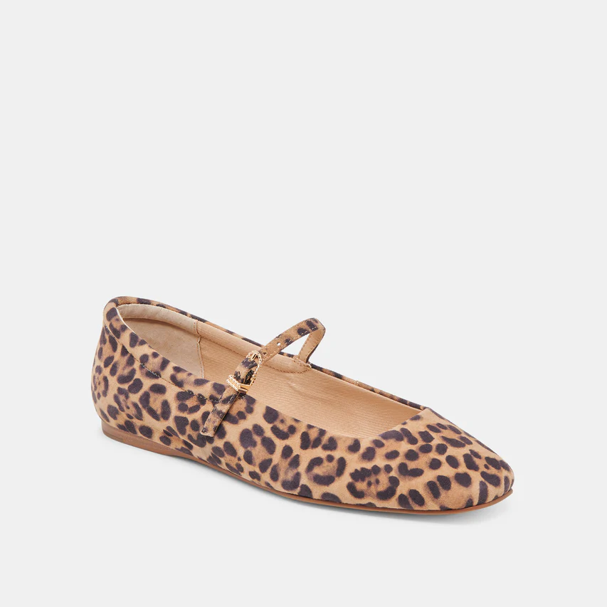 Reyes Ballet Leopard Flats