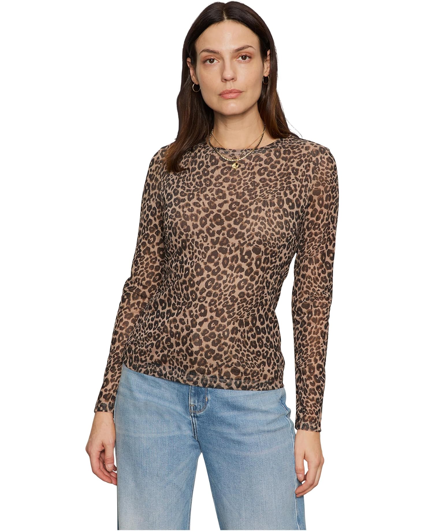 Longsleeve Mesh Mock Shirt