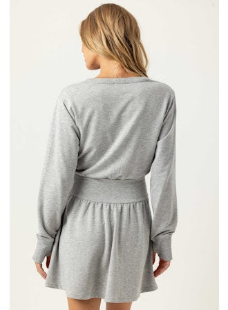 Frida Dress- Heather Grey