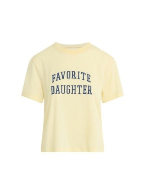 Favorite Daughter Cropped Tee - Moonbeam