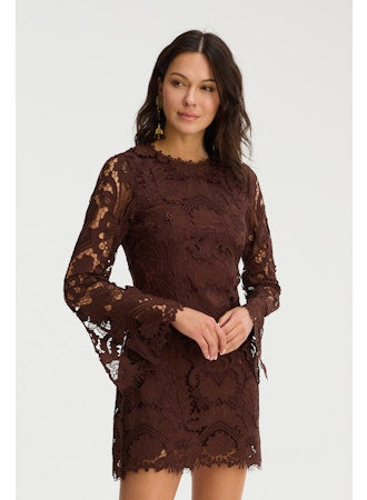 Daisey Dress-Chocolate Brown
