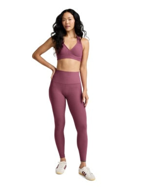 Spacedye Caught in the Midi HW Legging-Smooth Mauve