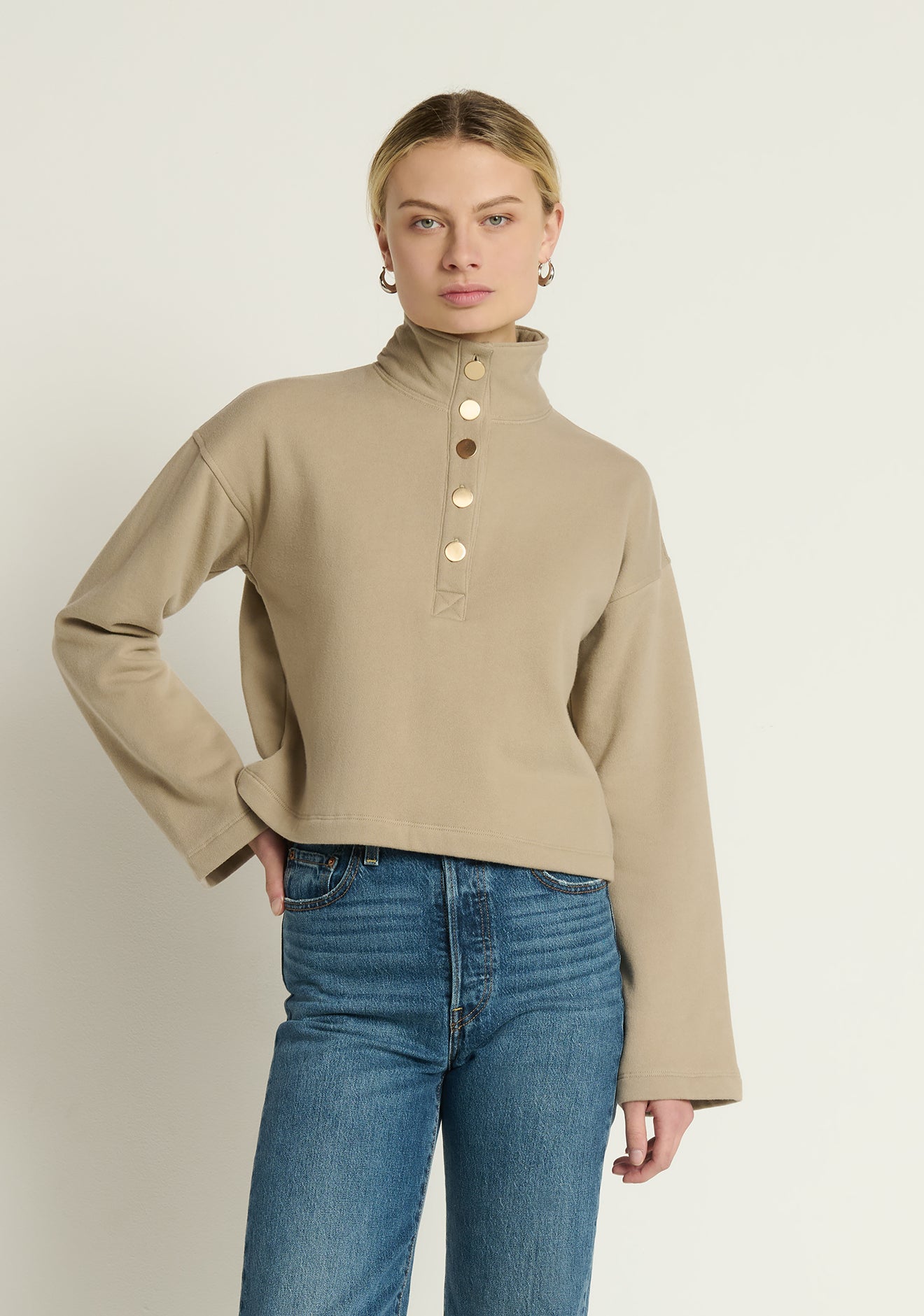 Franz Sweatshirt - Vintage Khaki