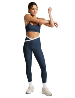 Spacedye Outlines HW Midi Legging-Navy