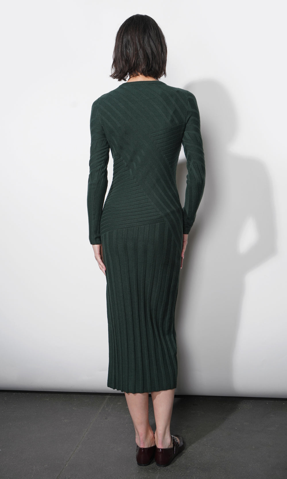 Mayla Paneled Sweater Dress