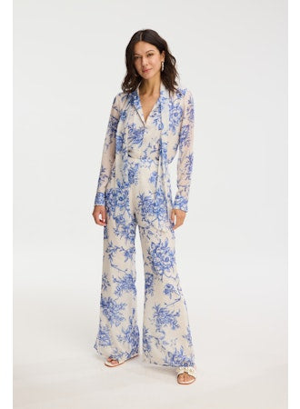 Meli Pants-Blue Floral