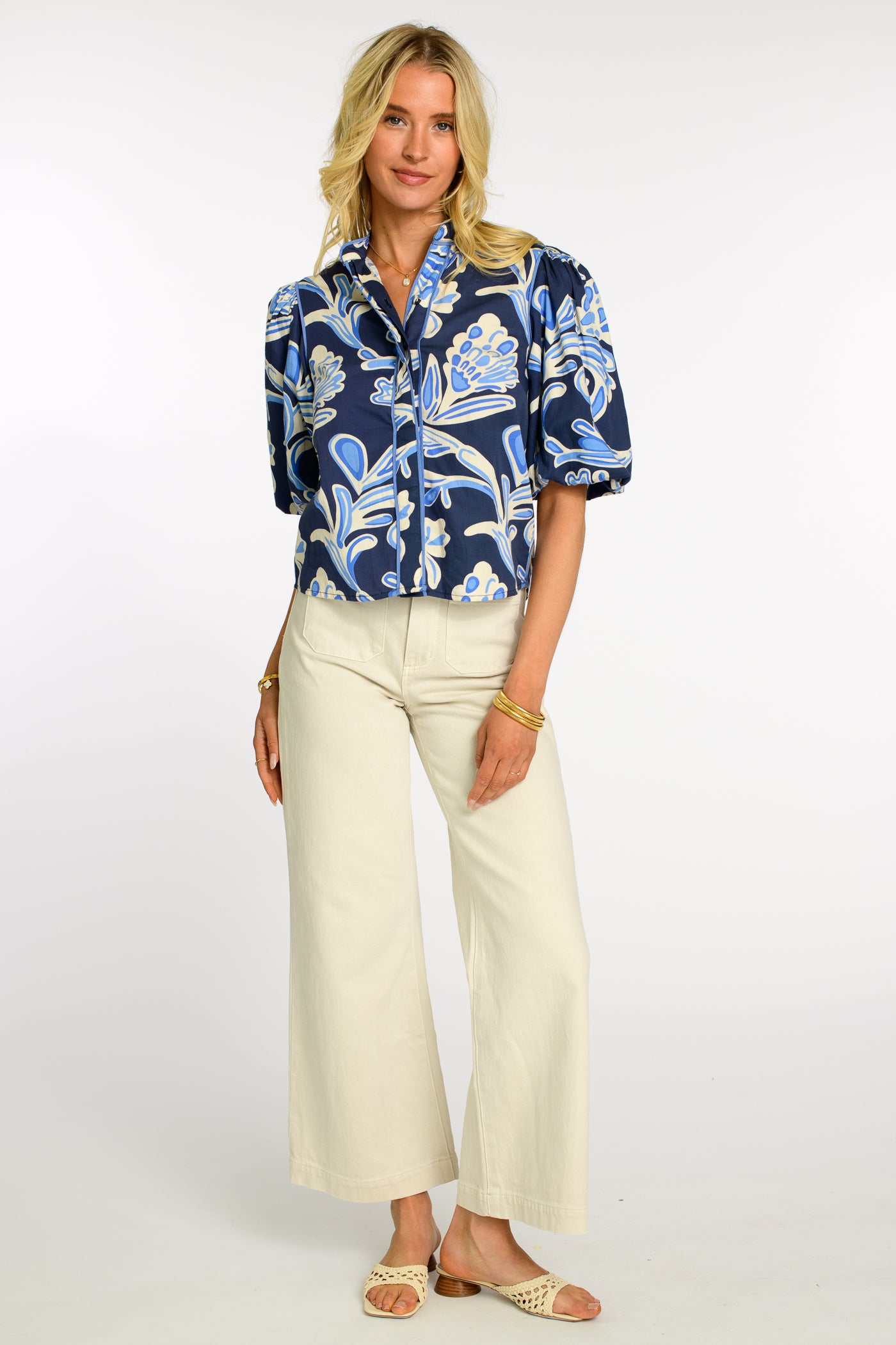 Edie Top - Grand Entrance Navy
