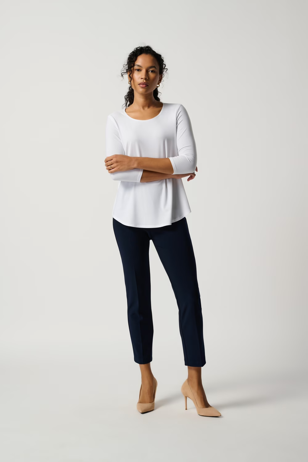 Midnight Blue Ankle Length Pant