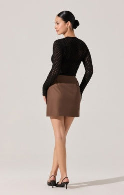 Dex Sweater Top-Black