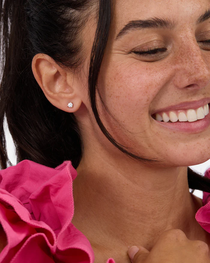 Not Your Basic 4mm Studs - Silver