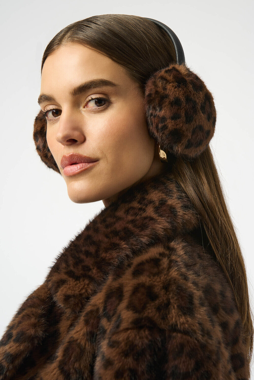 Leopard Earmuffs Joseph Ribkoff