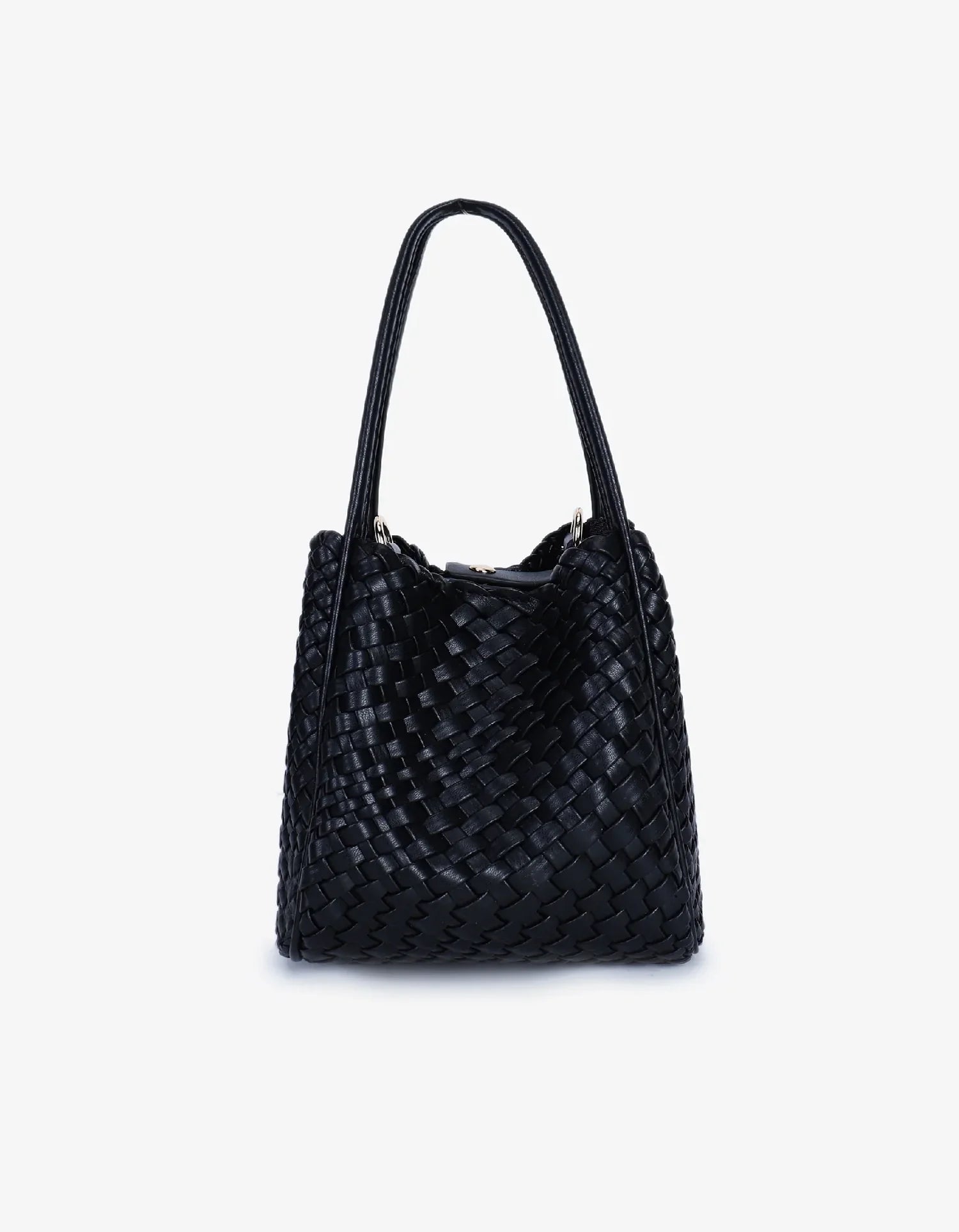 Hollace Mini Tote Woven - Black
