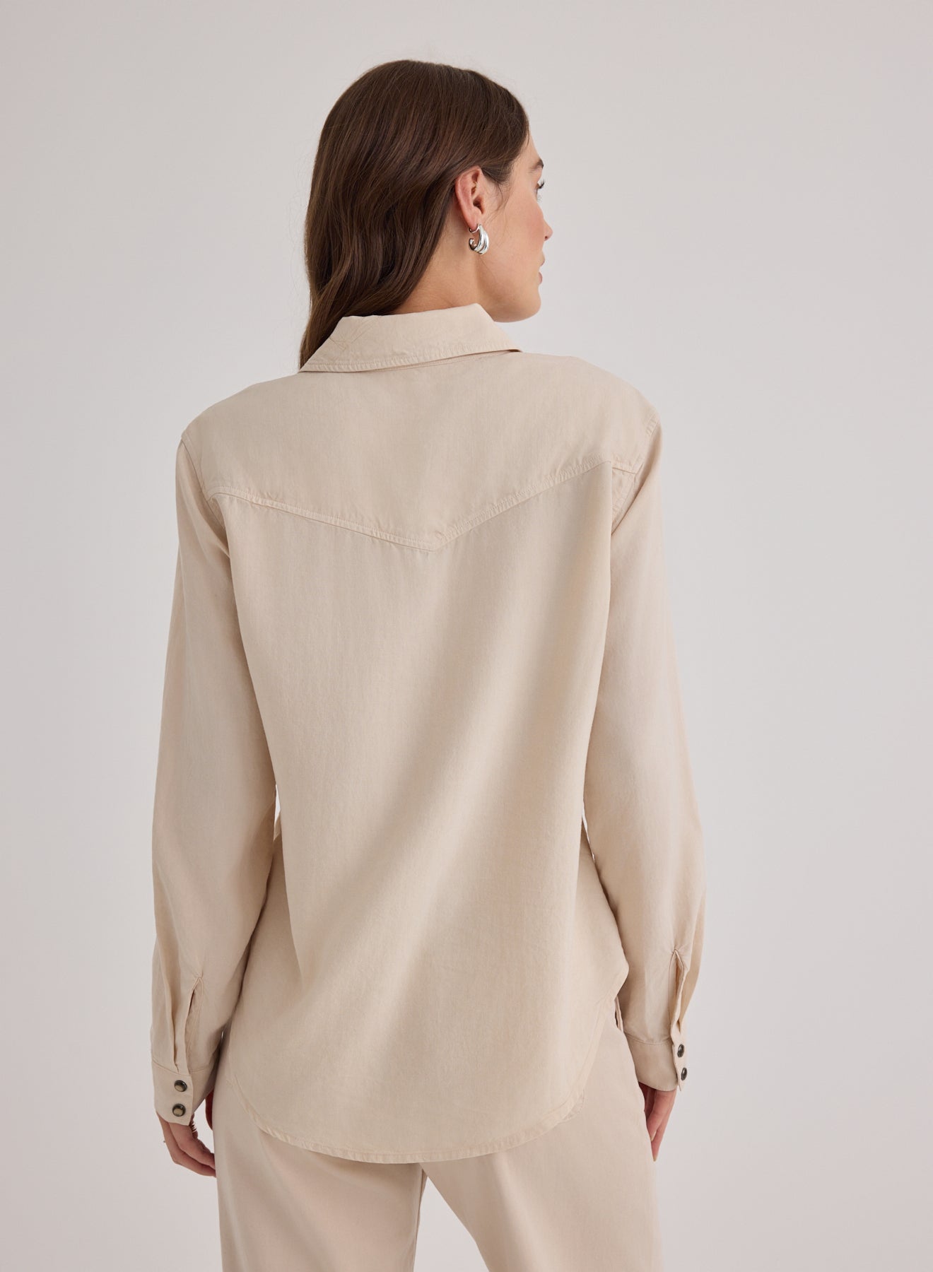 Western Shirt - Moonstone