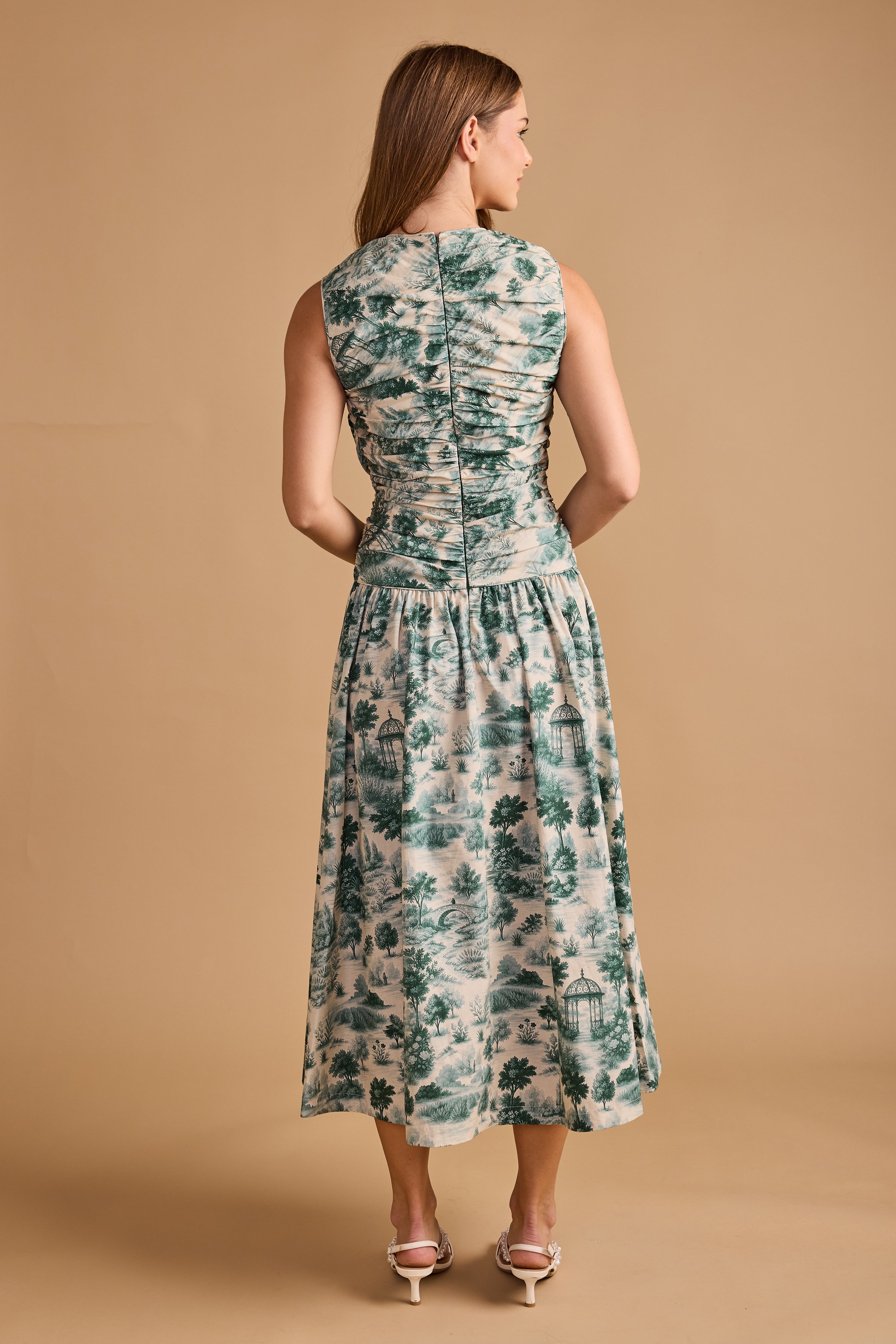 Agatha Dress-French Toile