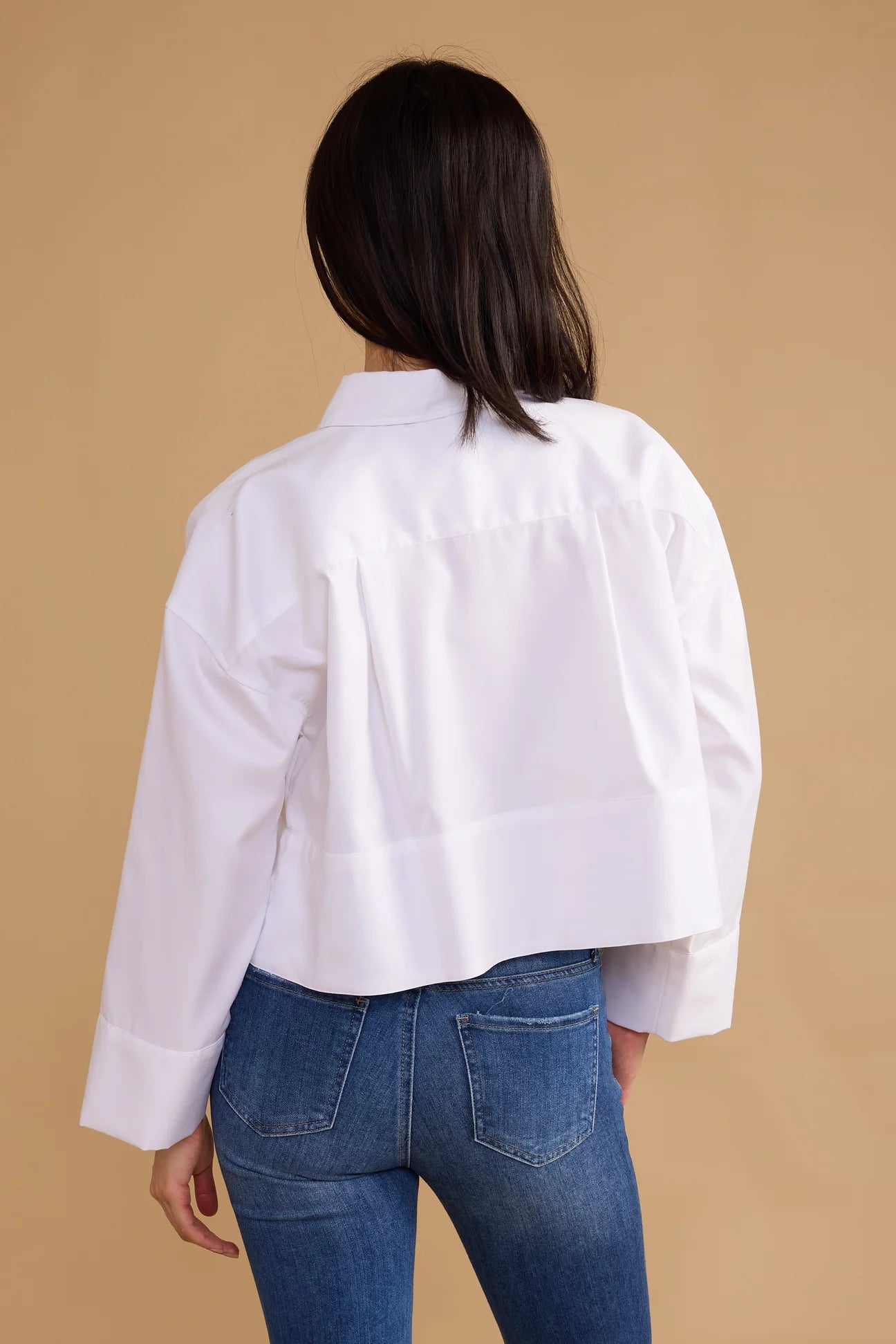 Damien Top in Crisp White