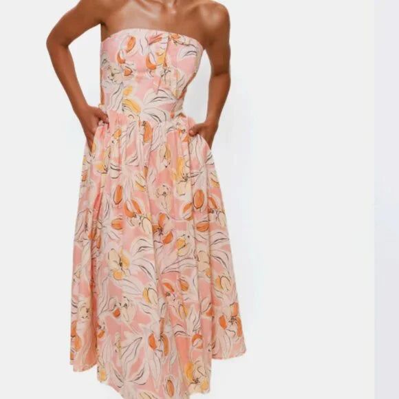 Iris Watercolor Dress