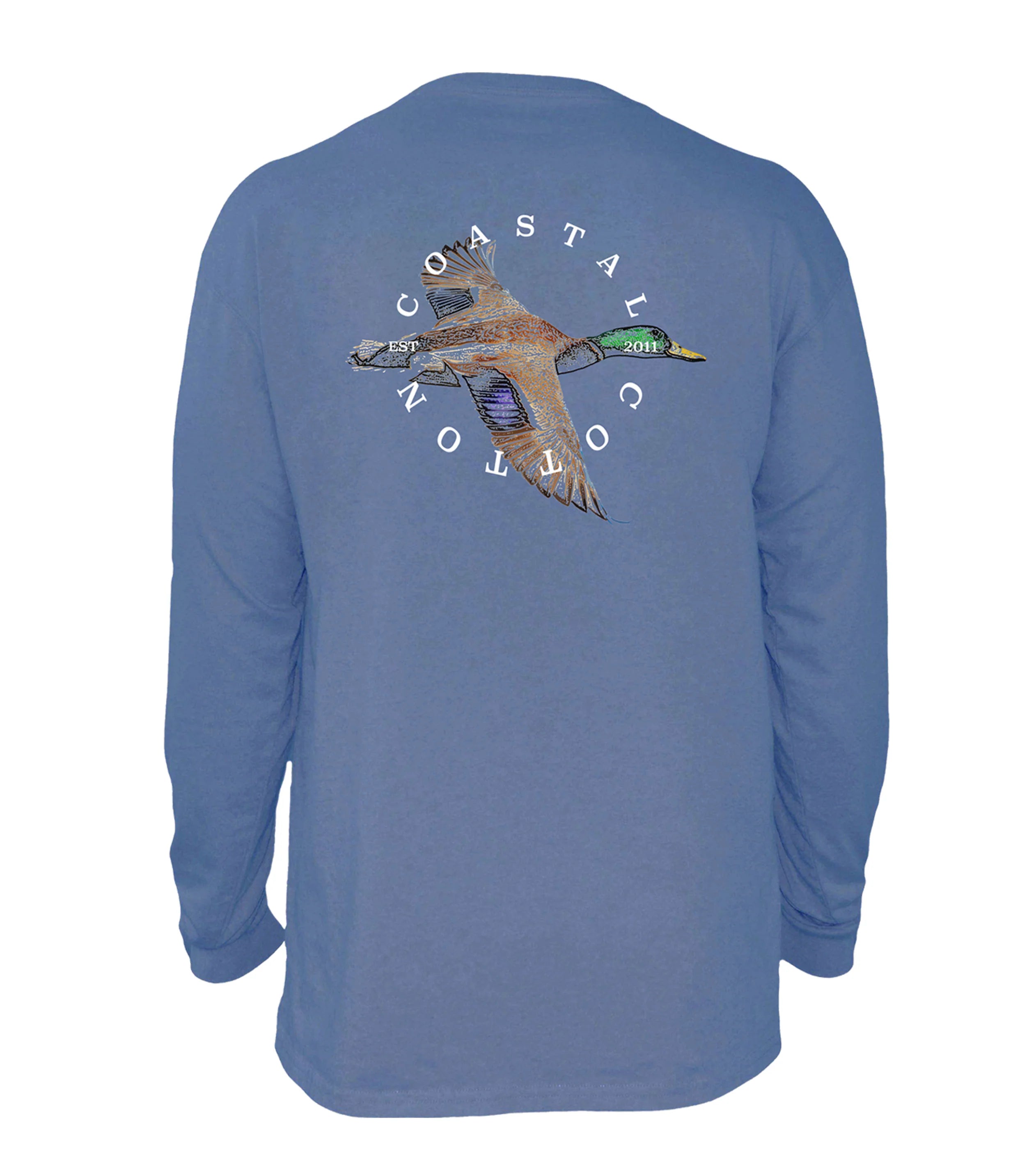 Wake Blue Mallard LS Tee