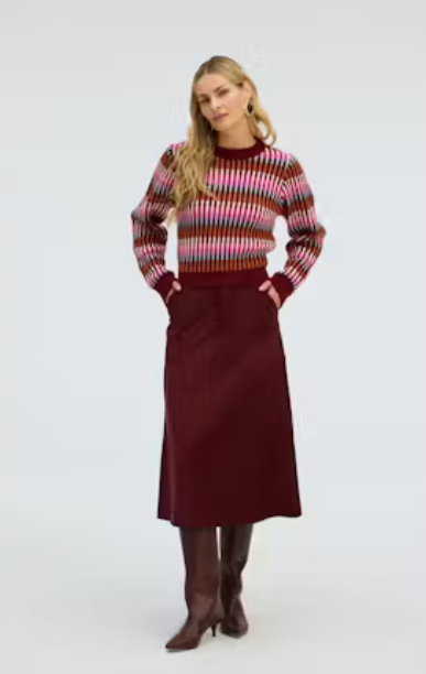 Nora Sweater-Pink Multi