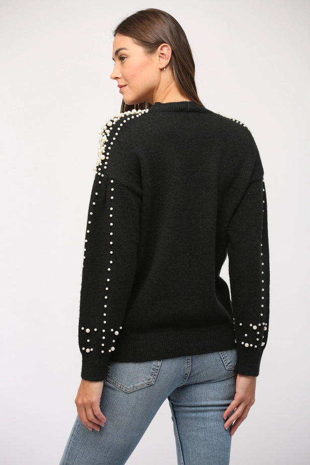 Pearl Embellished Sweater
