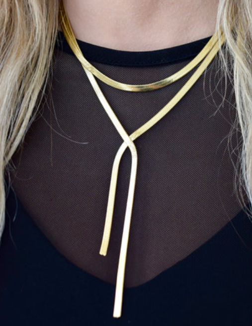 Parting Ways Two Layer Necklace