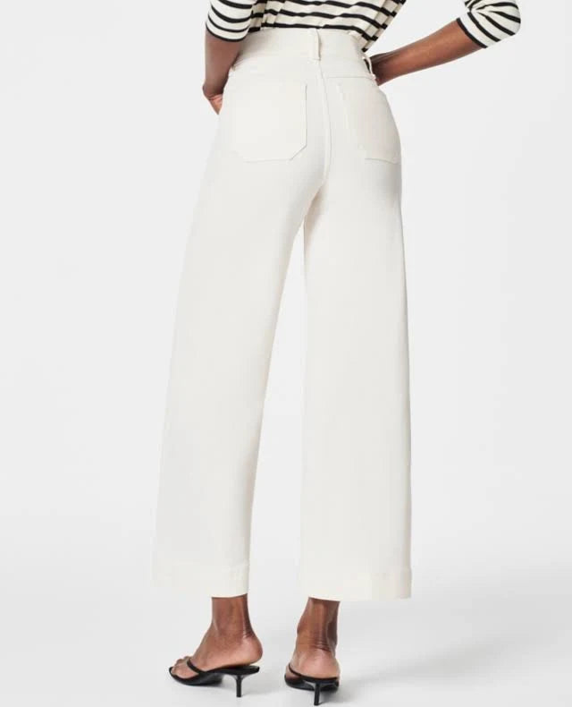 Spanxshape Cropped Wide Leg -Alabaster