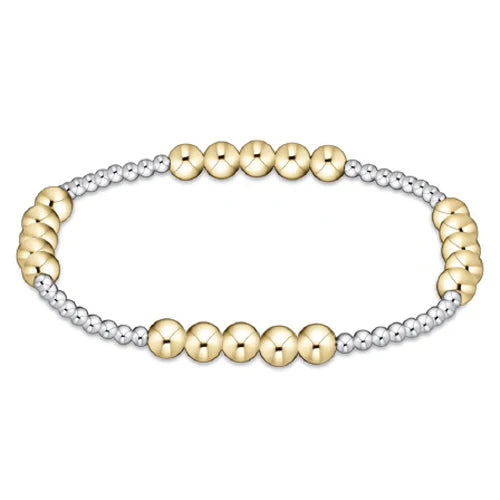 EN-Blissful Mixed Metal 4mm Bracelet