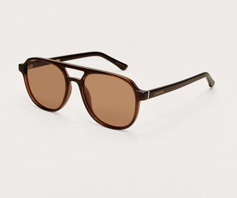 Tourist Polarized Sunglasses-Walnut Sand