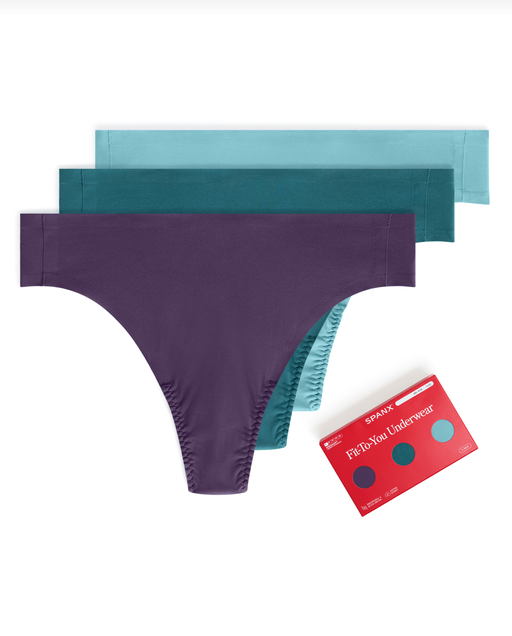 Spanxsmooth Fit-To-You Thong 3-Pack Box-EVE