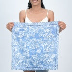 Binary Leaflet Scarf - Blue