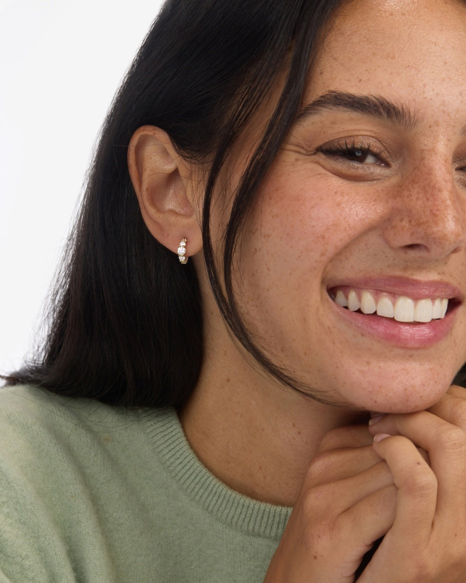 Oh She Fancy Graduated Hoops-Melinda Marie
