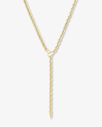 Serpent Lariat Necklace