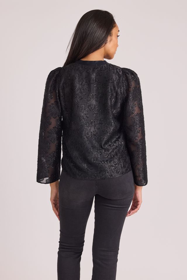 Jolie Top - Onyx Floral